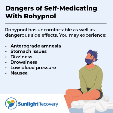 Dangers of Self-Medicating with Rohypnol