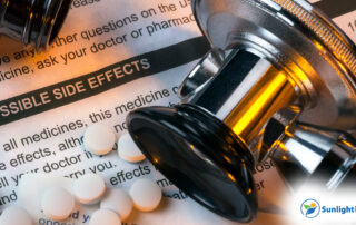 What are the side effects of acamprosate