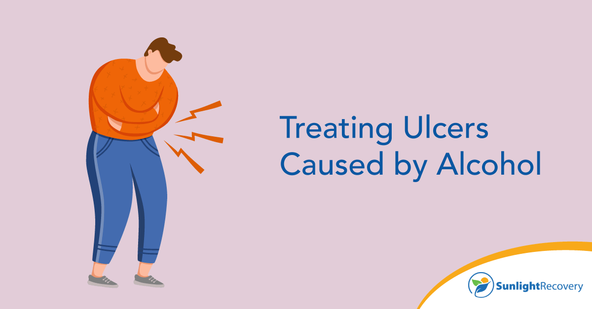 Can Ulcers from Alcoholism be treated?