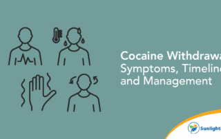 The timeline of cocaine withdrawal and management